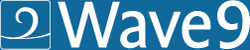 Wave-9-Logo-White-Blue-BG-250